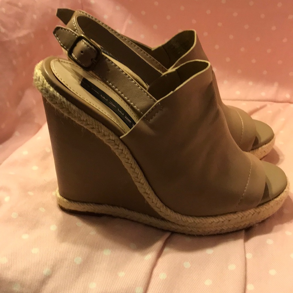 Steven Leather Tall Wedge